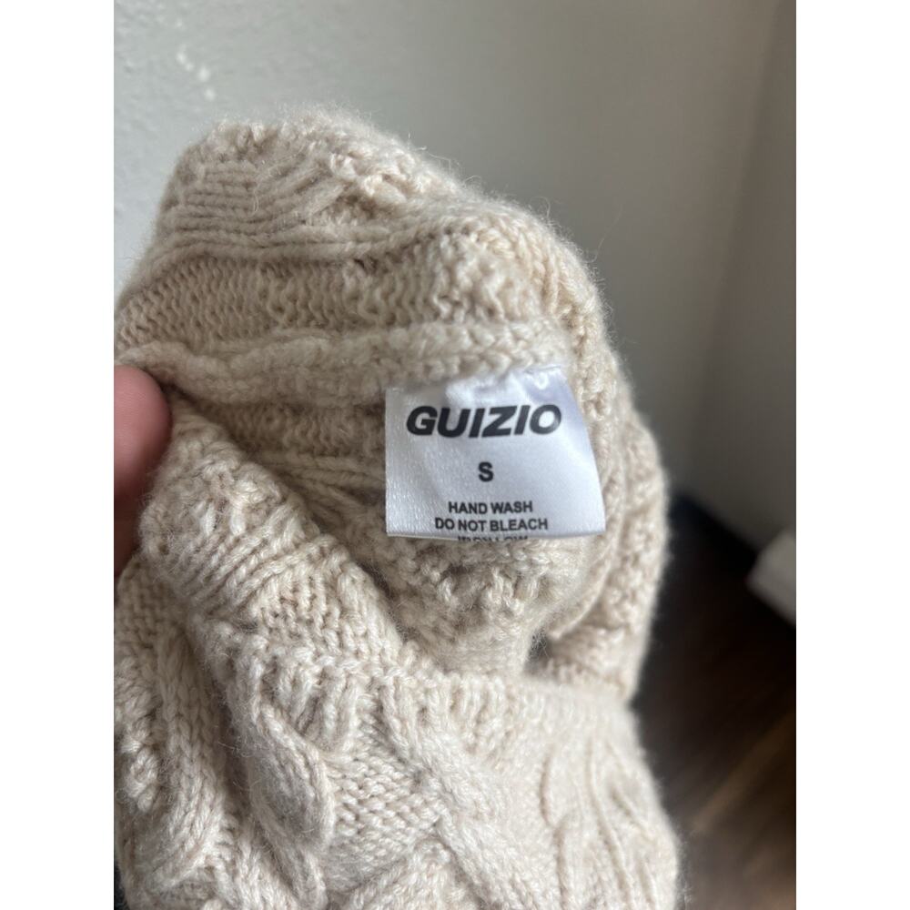 Danielle Guizio Womens Beige Open Back Wool Mini Dress - Picture 8 of 9